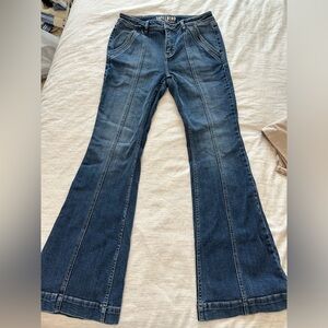 BLVD Dark Blue Women's Boot Cut Jeans